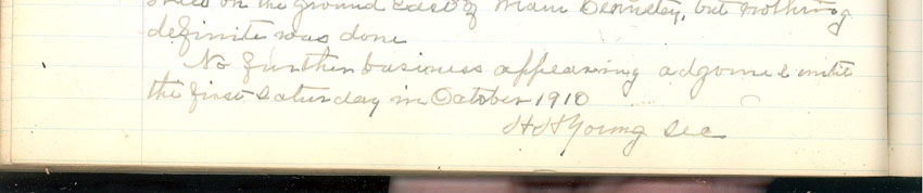 minute book